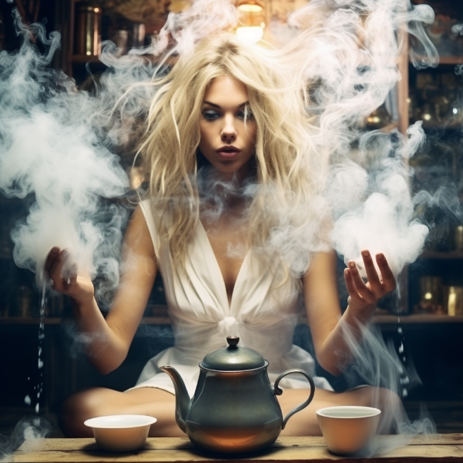 How much caffeine is in Pu erh tea?